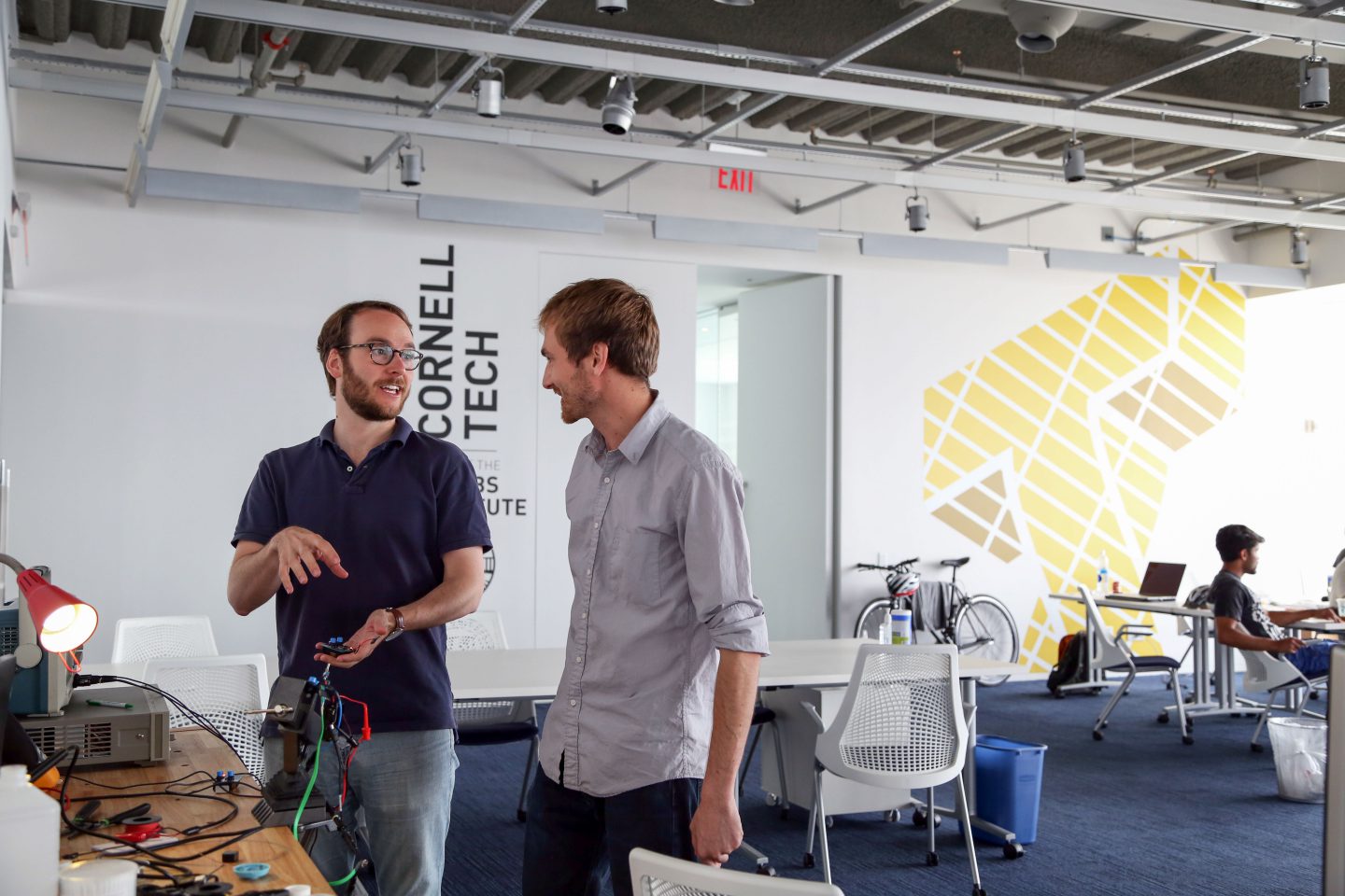 Cornell Tech - Startups Collaborate in Cornell Tech Co-working Space