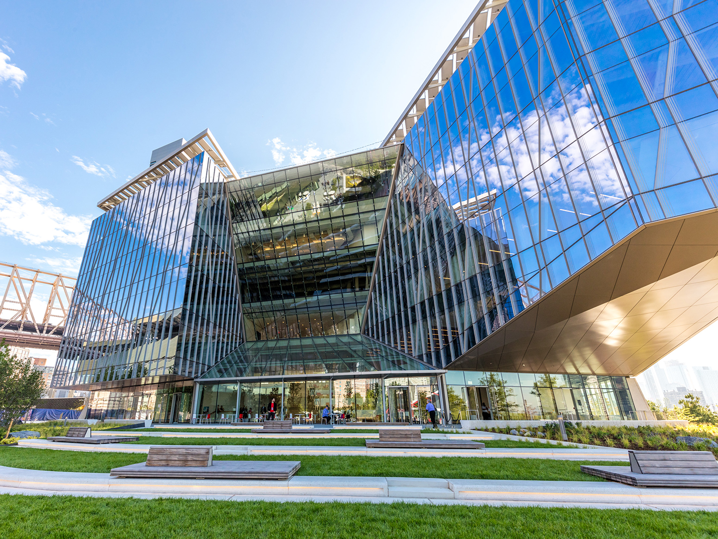 the TATA innovation center facade