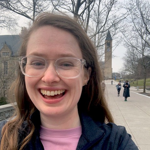 Leanna enjoys going on leisurely runs around the Cornell Ithaca campus after her workday at Rosie ends