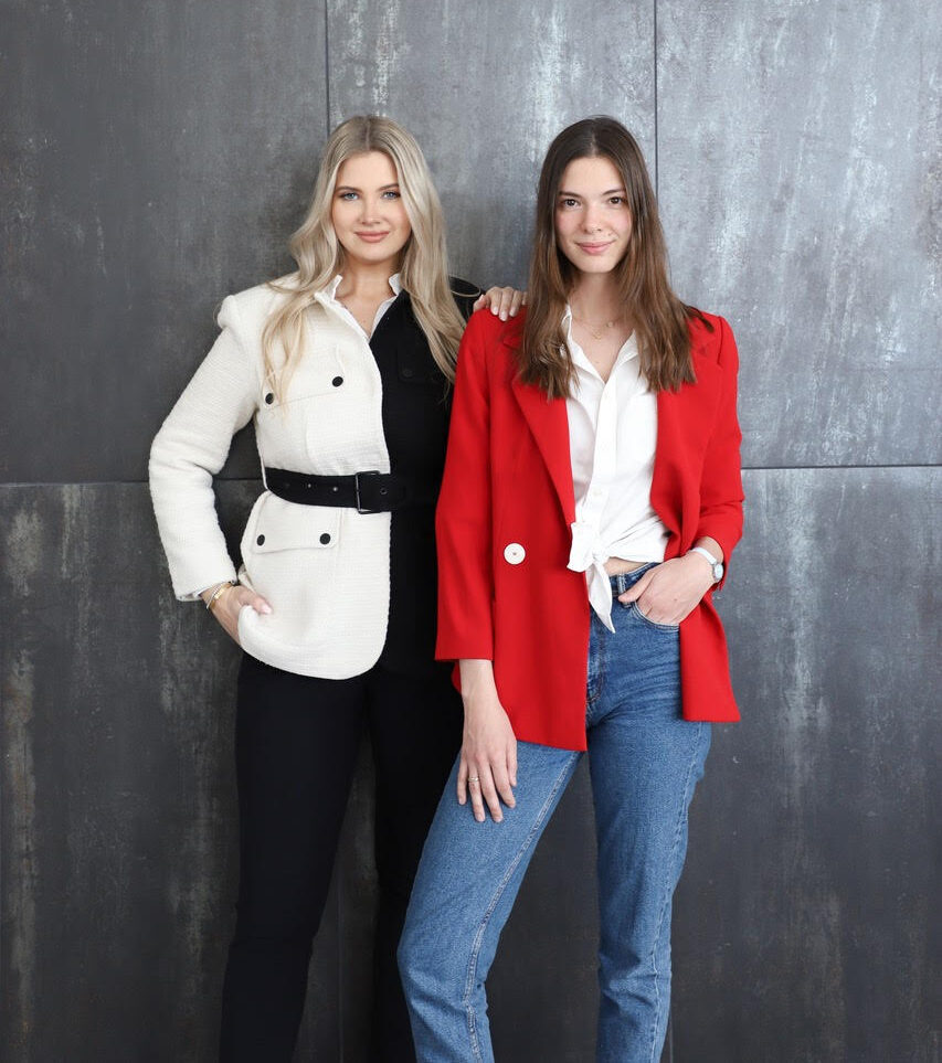 Kaveat Co-Founders Elizabete Ludborza, COO (left) and Dorothee Grant, CEO (right).