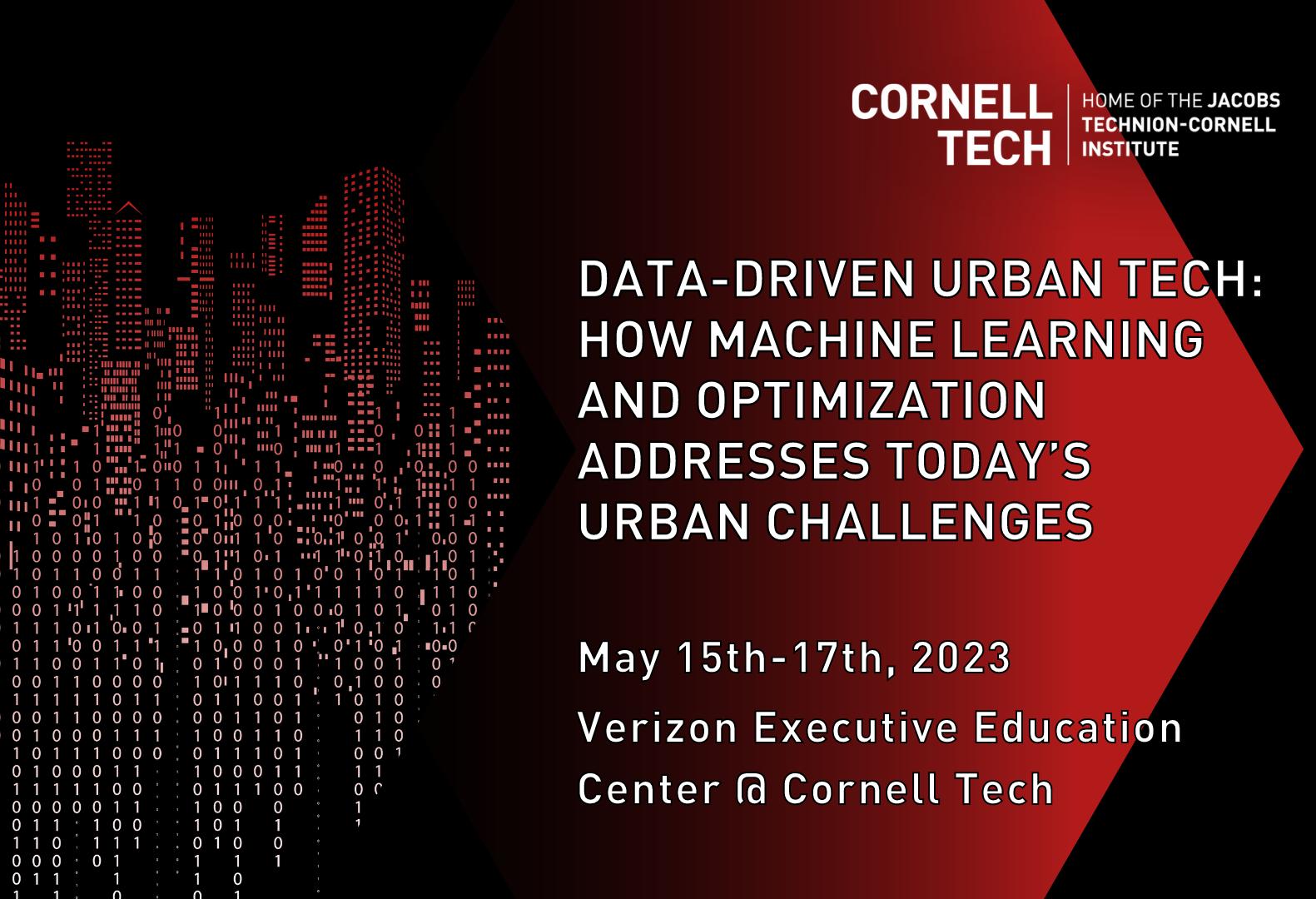 DataDriven Urban Tech Cornell Tech
