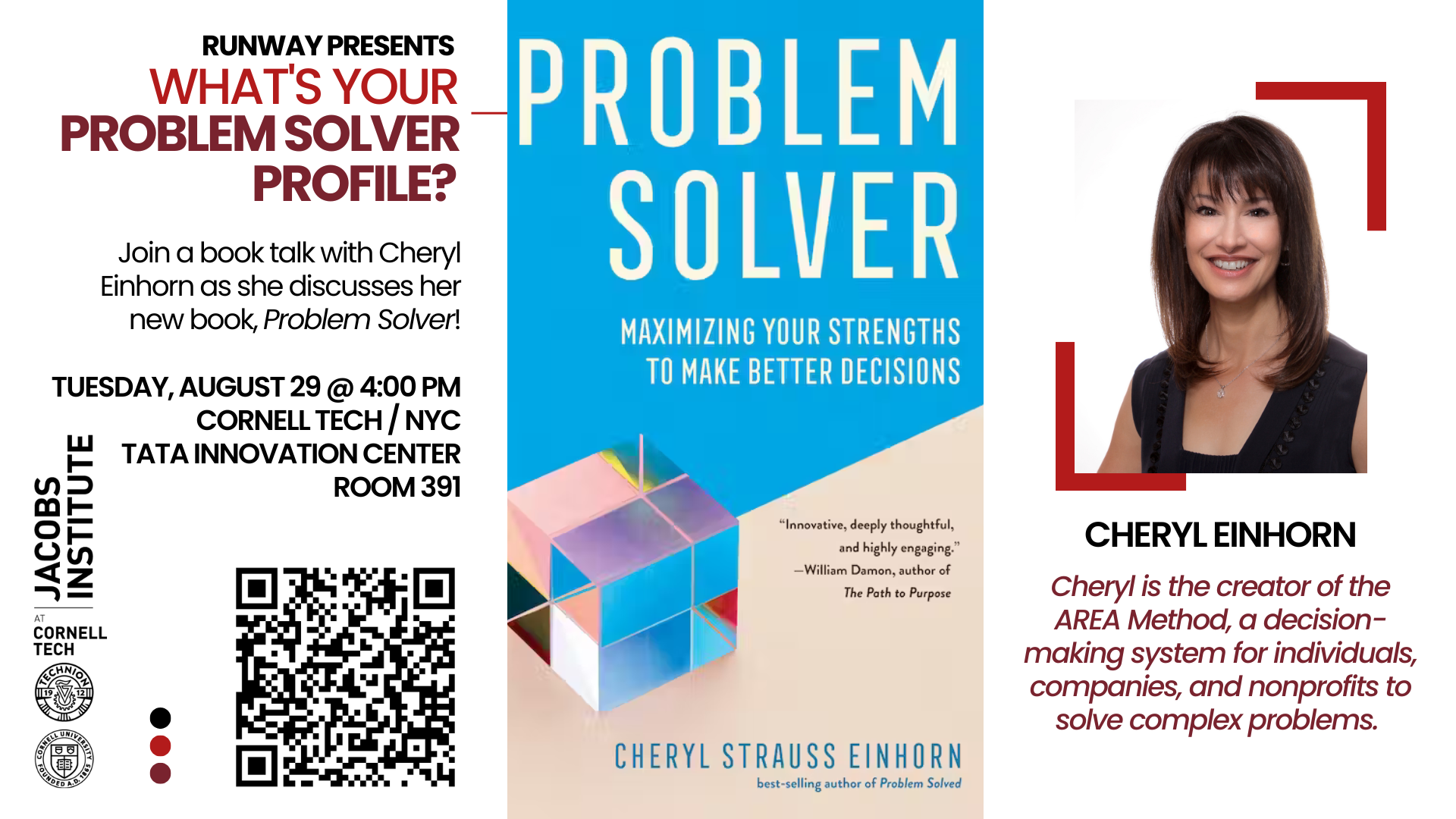 Runway Presents: What's Your Problem Solver Profile? - Cornell Tech