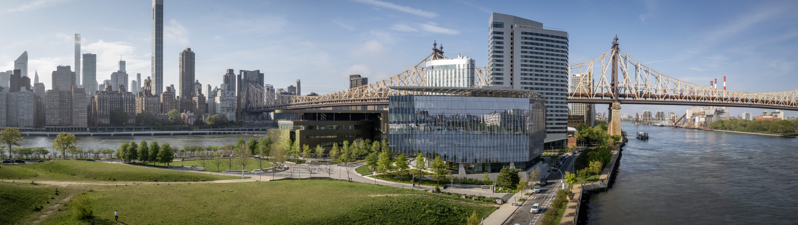 Cornell Tech waterfront campus — real exterior reference