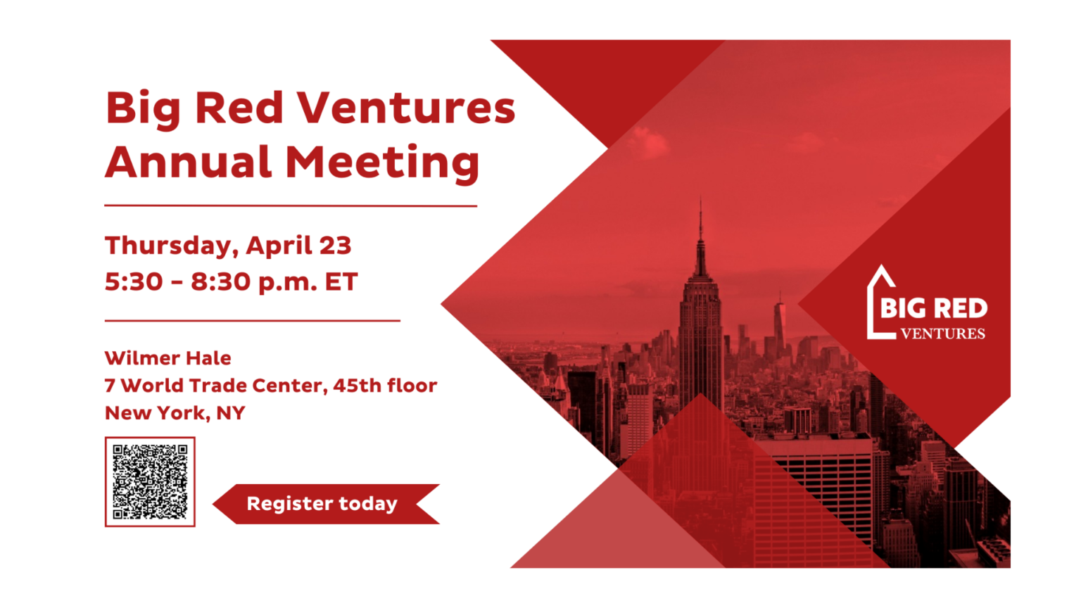 Big Red Ventures Annual Meeting - Cornell Tech