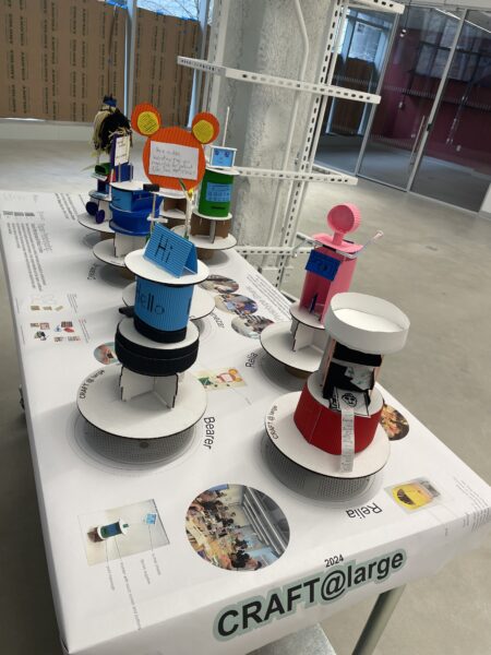 Mockups of healthcare robot designs.